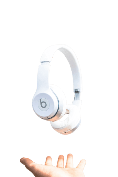 Headphones without background